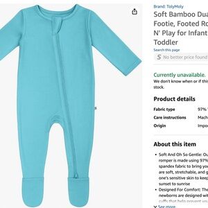 Bamboo Zipper Footie bundle of 4